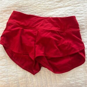 Lululemon speed up shorts 2.5 inch